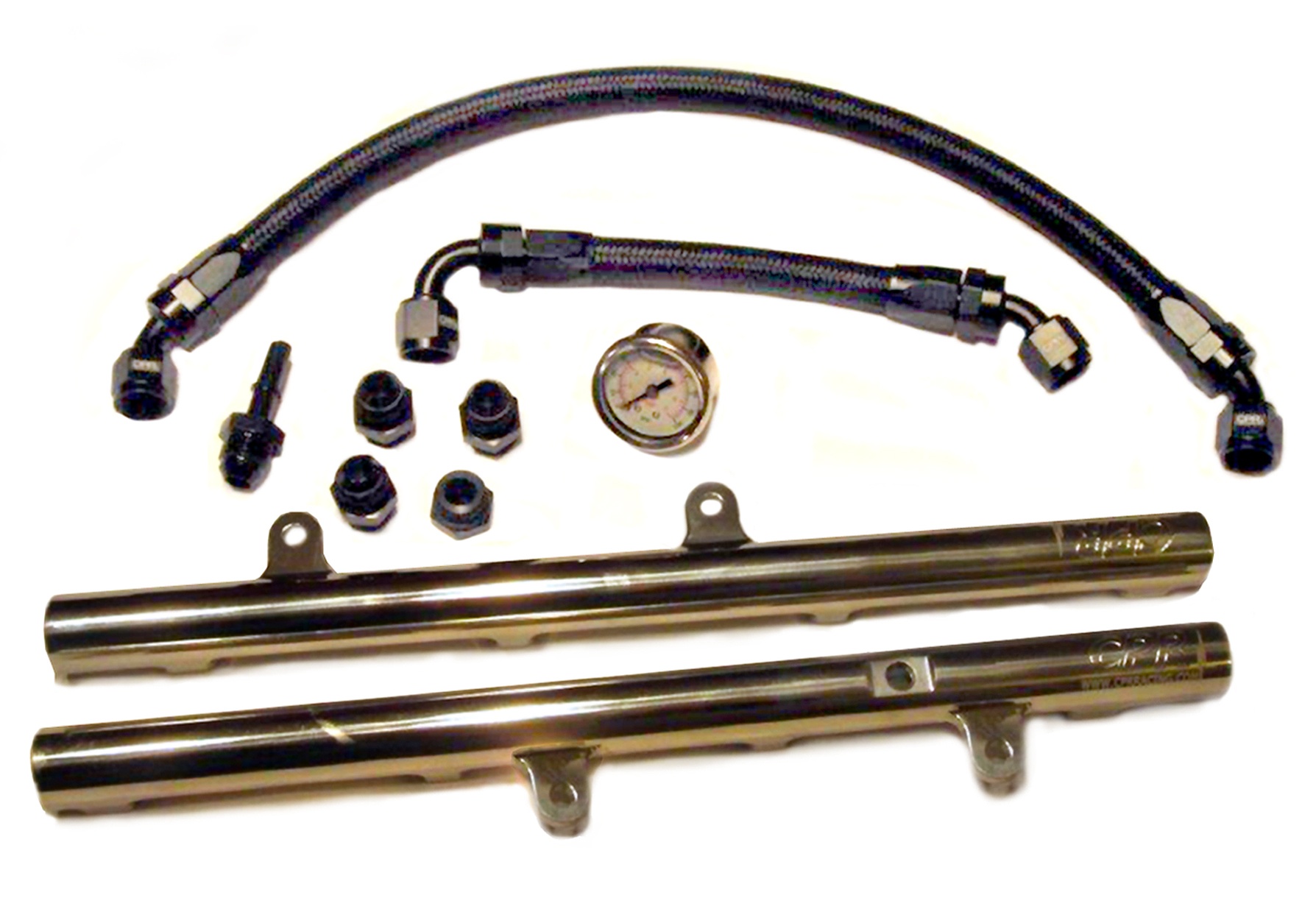 CPR Racing Mopar Billet Fuel Rail Kit with LinesGauge 6.4L Hemi CPR